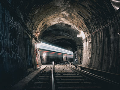 Тоннель метро в Париже (Paris metro tunnel)